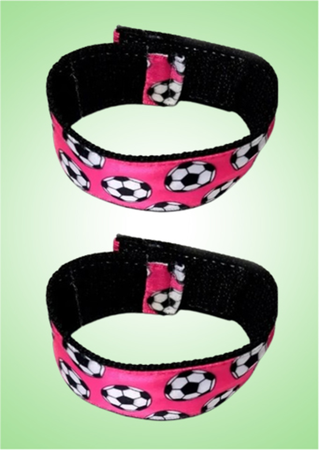 Soccer Sleeve Scrunchies (Pair) – Pink