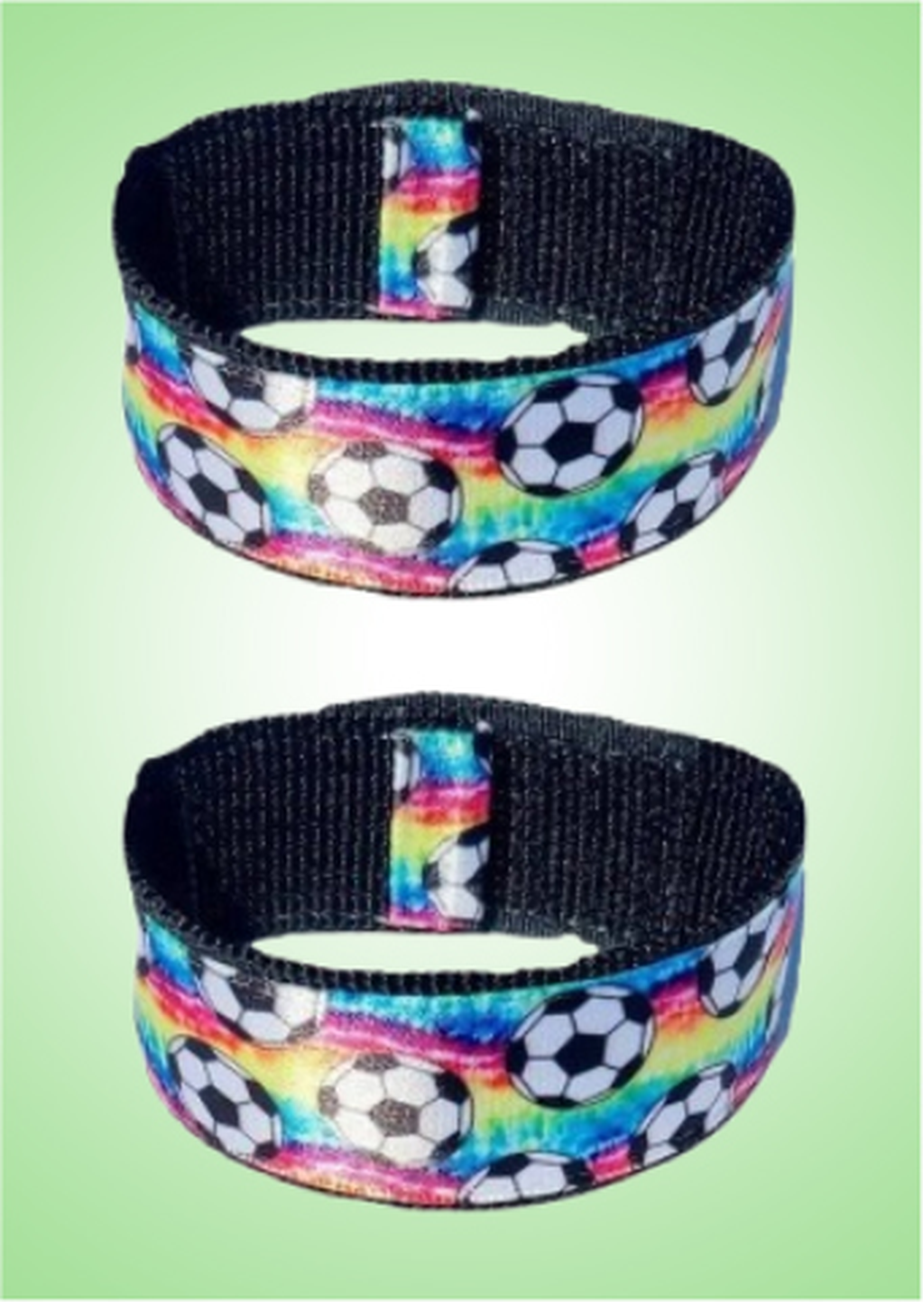 Soccer Sleeve Scrunchies (Pair) Tie Die