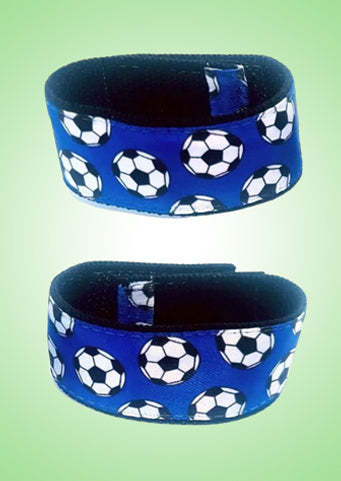 Soccer Sleeve Scrunchies (Pair) – Royal Blue