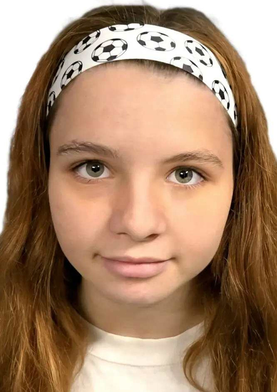 Soccer Headband – White